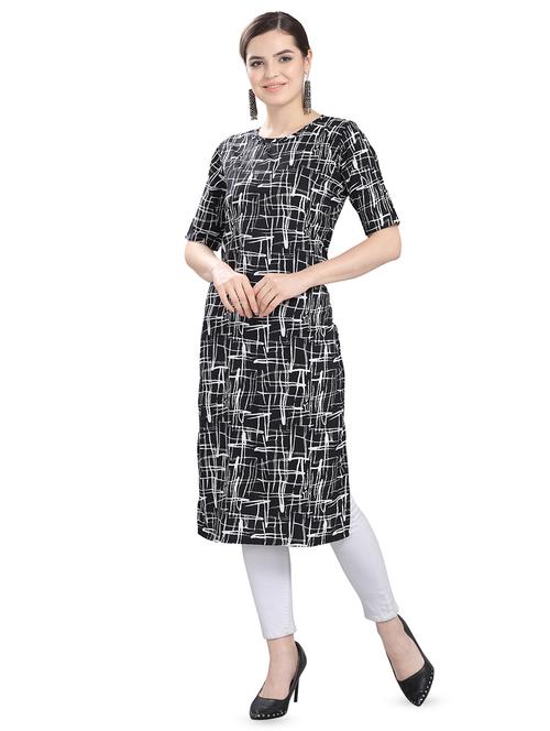abstract print straight kurta - 16784932 - Very Small Image - 1