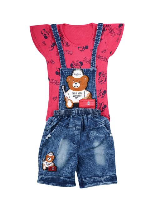 quirky patch denim dungaree - 16785349 - Very Small Image - 1
