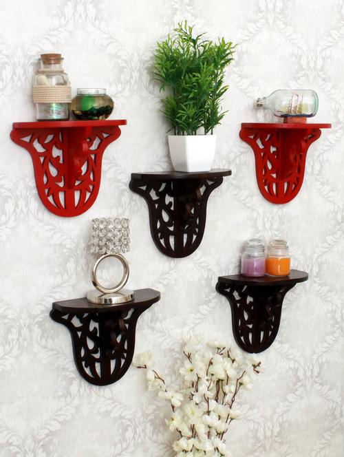 carved shelf (set of 5) - 16785495 - Very Small Image - 1