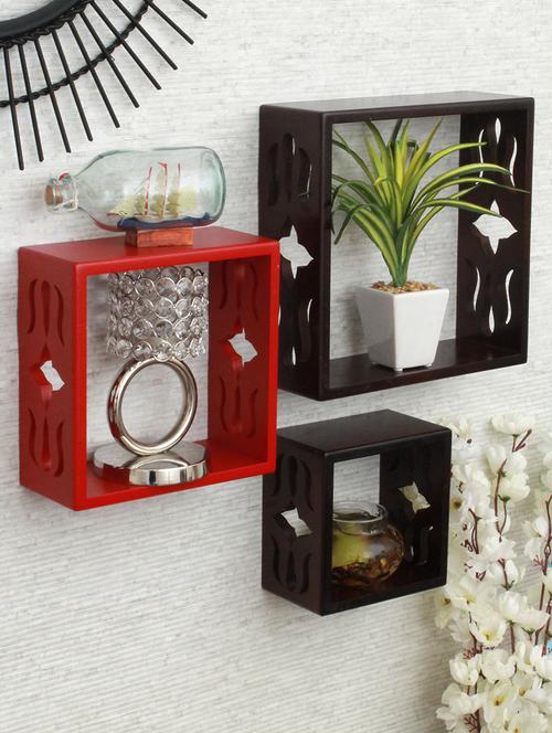 cube wall shelves (set of 3) - 16785686 - Very Small Image - 1