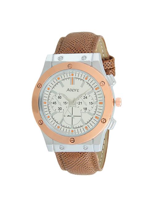 adine silver stylish analog men"s watch - 16786196 - Very Small Image - 1