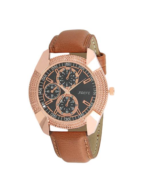 adine gold stylish analog men"s watch - 16786199 - Very Small Image - 1