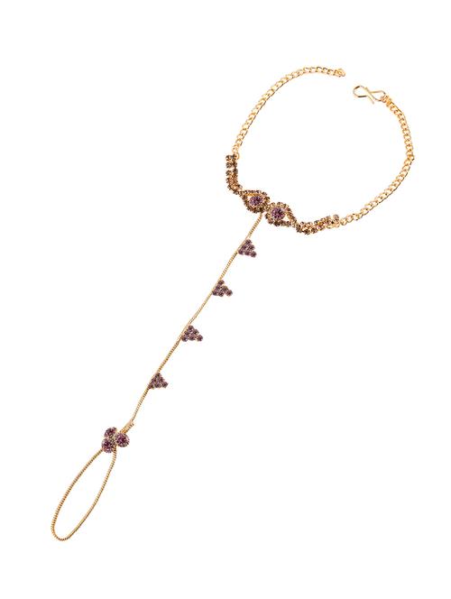 purple gold plated bangle bracelet - 16786680 - Very Small Image - 1