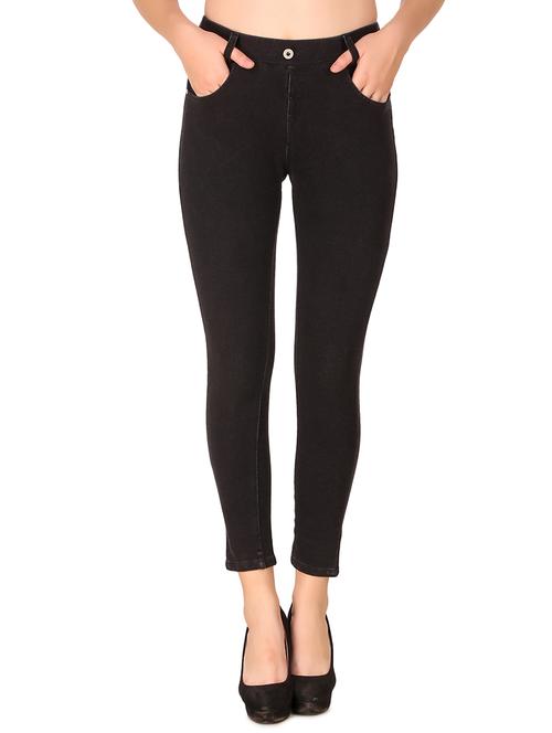 high rise skinny fit jeggings - 16786799 - Very Small Image - 1