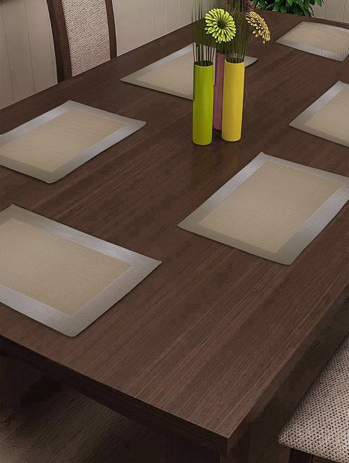 dining table mats easily washable & extra durable (set of 6 pieces) - 16787254 - Very Small Image - 1
