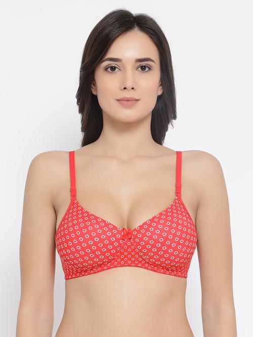 bow patch floral t-shirt bra - 16788108 - Very Small Image - 1