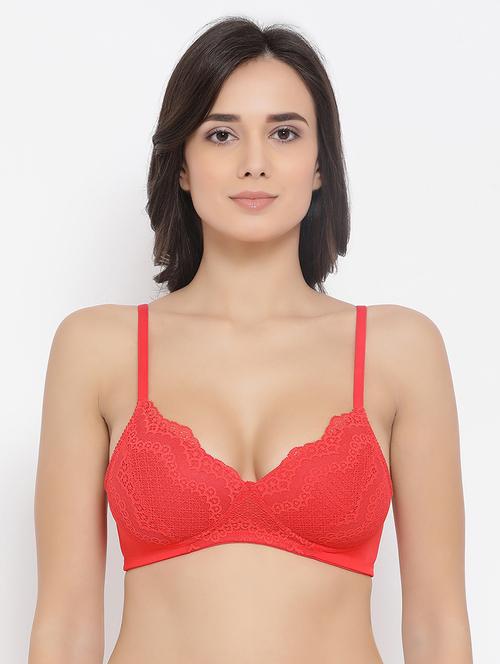 floral lace detail regular bra - 16788133 - Very Small Image - 1