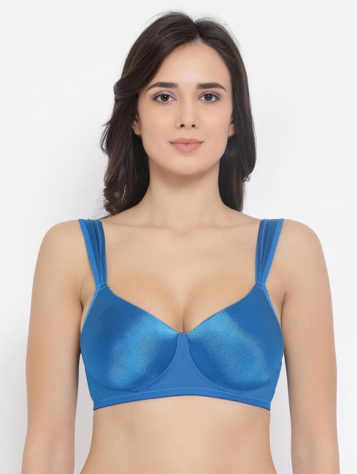 lightly padded satin t-shirt bra - 16788136 - Very Small Image - 1