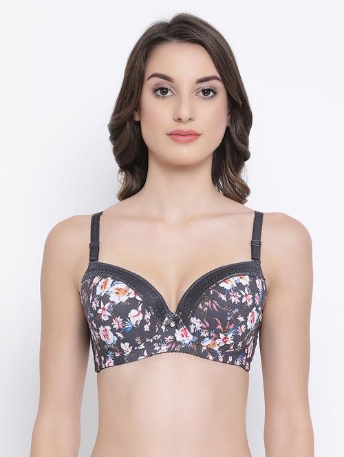 detachable strap floral t-shirt bra - 16788184 - Very Small Image - 1