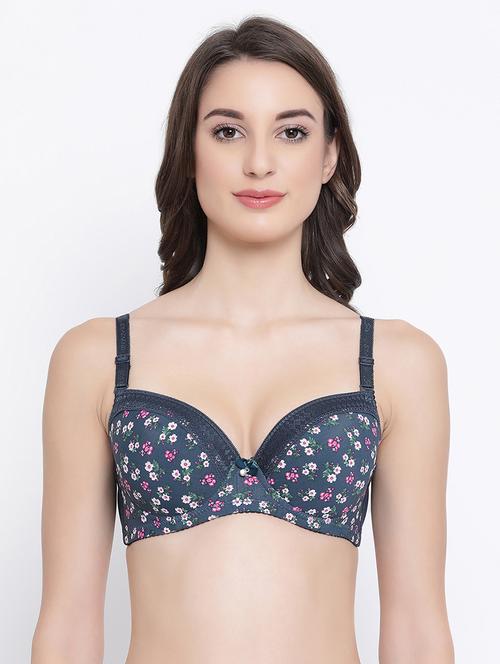 detachable strap floral t-shirt bra - 16788194 - Very Small Image - 1
