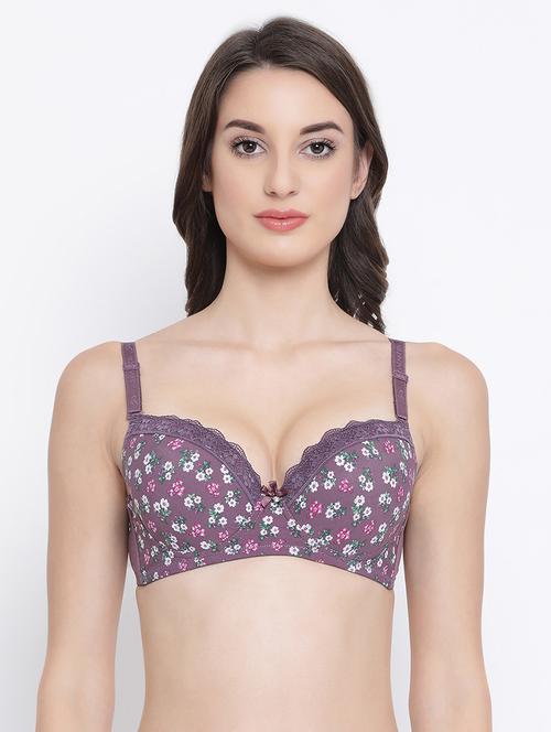 detachable strap floral t-shirt bra - 16788200 - Very Small Image - 1