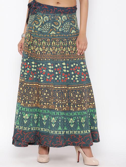printed long skirt - 16791045 - Very Small Image - 1