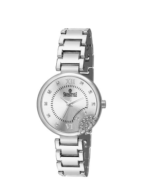 swisstyle white dial analog women's watch-ss-lr312-wht-slv-ch - 16791651 - Very Small Image - 1