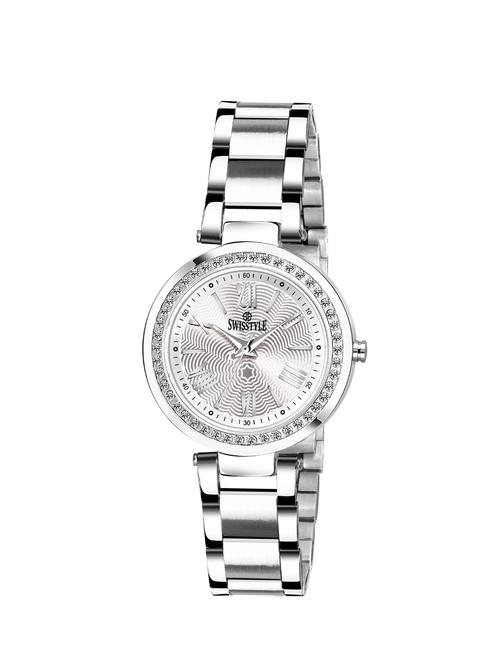 swisstyle white dial analog women's watch-ss-lr313-wht-slv-ch - 16791653 - Very Small Image - 1