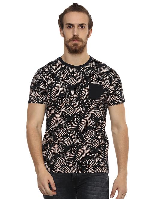 black printed pocket t-shirt - 16792308 - Very Small Image - 1