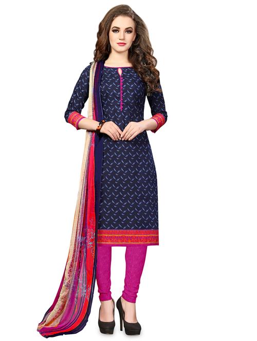printed unstitched suit - 16792861 - Very Small Image - 1