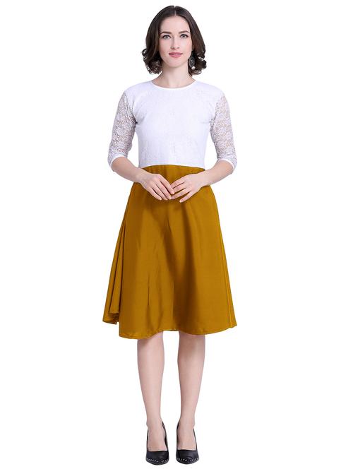 color block a-line dress - 16793467 - Very Small Image - 1