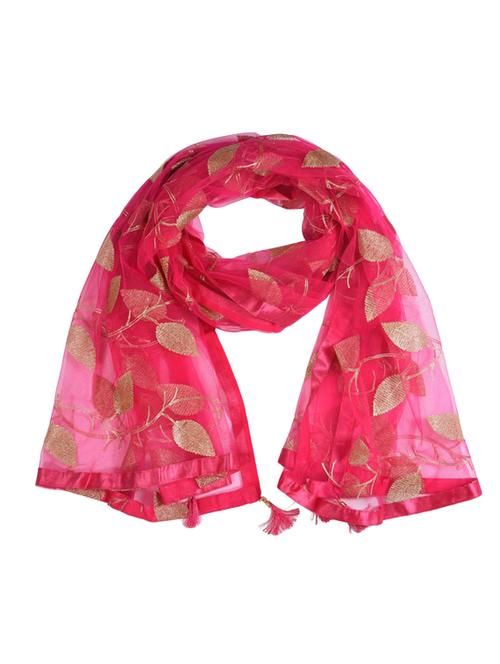 tassel detailed embroidered dupatta - 16793812 - Very Small Image - 1
