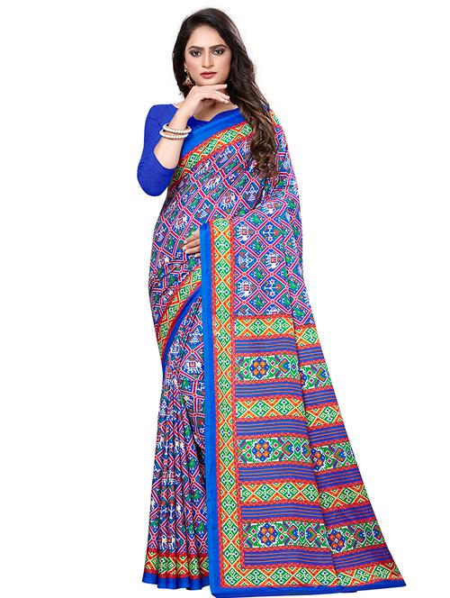 conversational patola saree with blouse - 16793999 - Very Small Image - 1