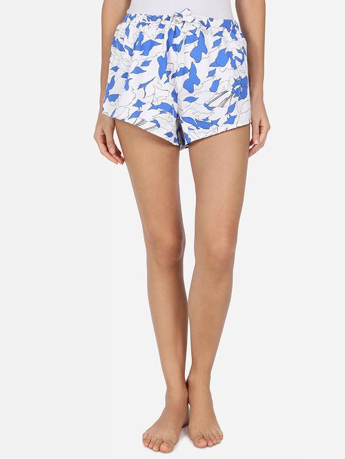 drawstring waist printed shorts - 16794342 - Very Small Image - 1