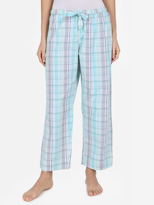 tie front checkered pajamas - 16794357 - Very Small Image - 1