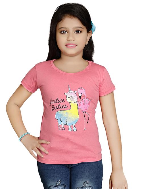 pink cotton regular tees - 16794422 - Very Small Image - 1