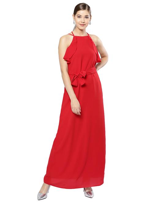 halter neck maxi dress - 16794478 - Very Small Image - 1