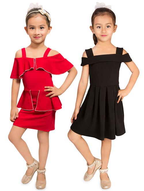 set of 2 party frock - 16795459 - Very Small Image - 1