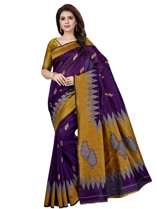 self design banarasi saree with blouse - 16795976 - Very Small Image - 1