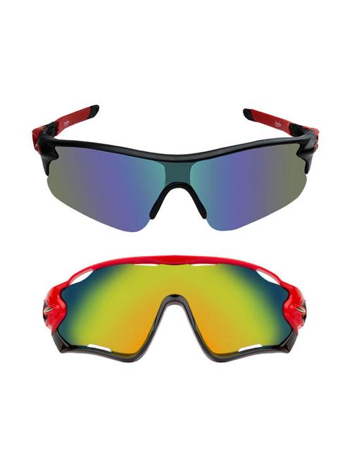 zyaden combo of 2 unisex sunglasses (combo-3868) - 16796242 - Very Small Image - 1