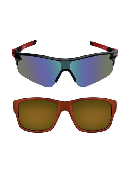 zyaden combo of 2 unisex sunglasses (combo-3884) - 16796258 - Very Small Image - 1