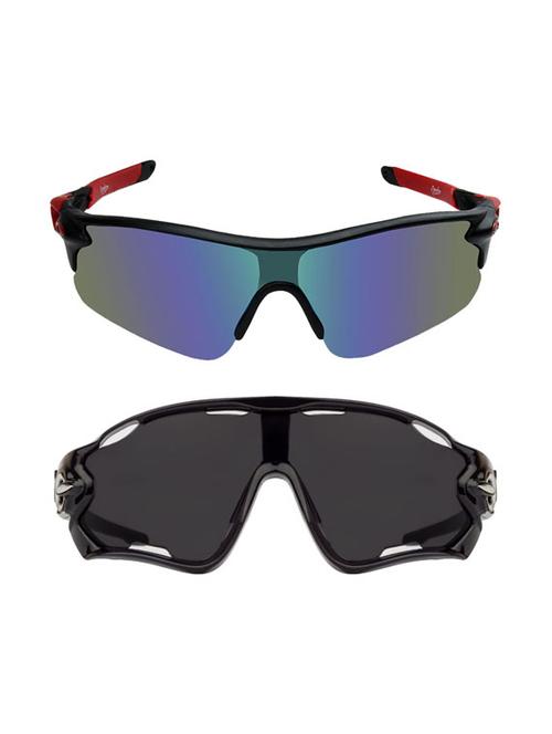 zyaden combo of 2 unisex sunglasses (combo-3885) - 16796259 - Very Small Image - 1