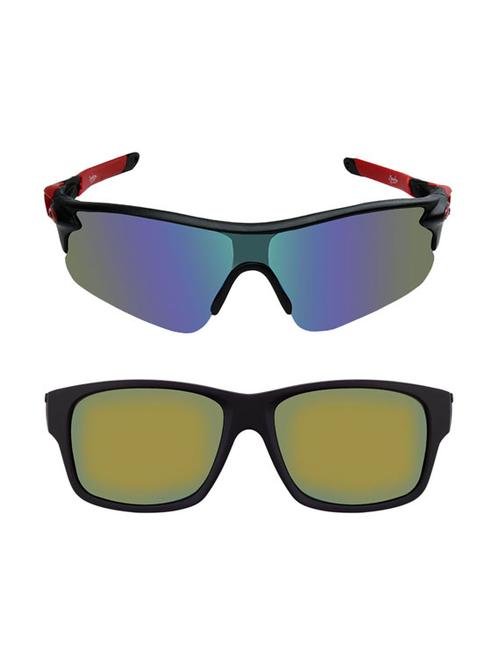 zyaden combo of 2 unisex sunglasses (combo-3901) - 16796275 - Very Small Image - 1