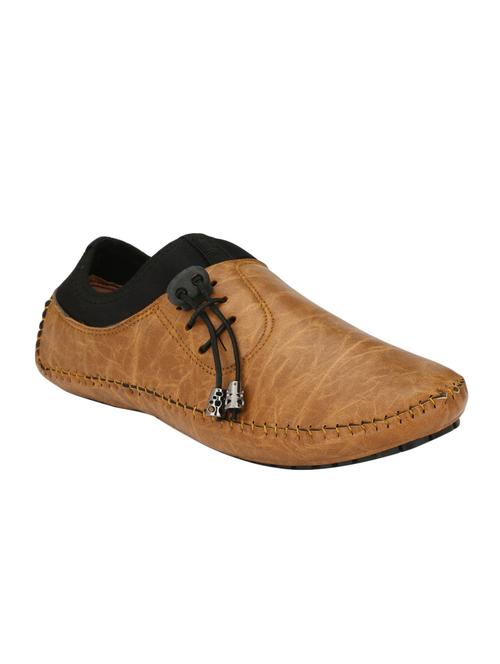 tan leatherette slipons - 16796625 - Very Small Image - 1