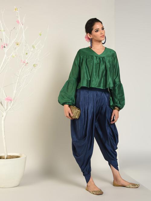 solid dhoti salwar - 16797444 - Very Small Image - 1