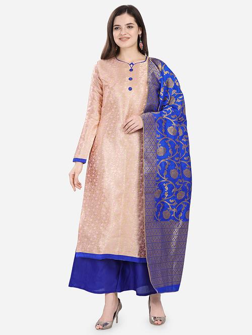 embroidered unstitched suit - 16798465 - Very Small Image - 1