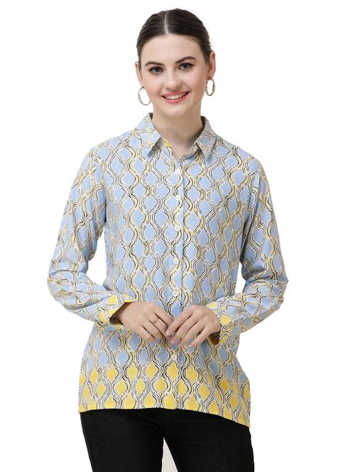long sleeved printed shirt - 16798887 - Very Small Image - 1