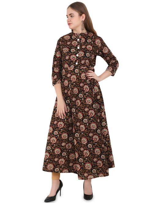 floral print flared kurta - 16798962 - Very Small Image - 1