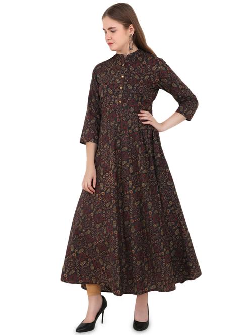 floral print flared kurta - 16798967 - Very Small Image - 1