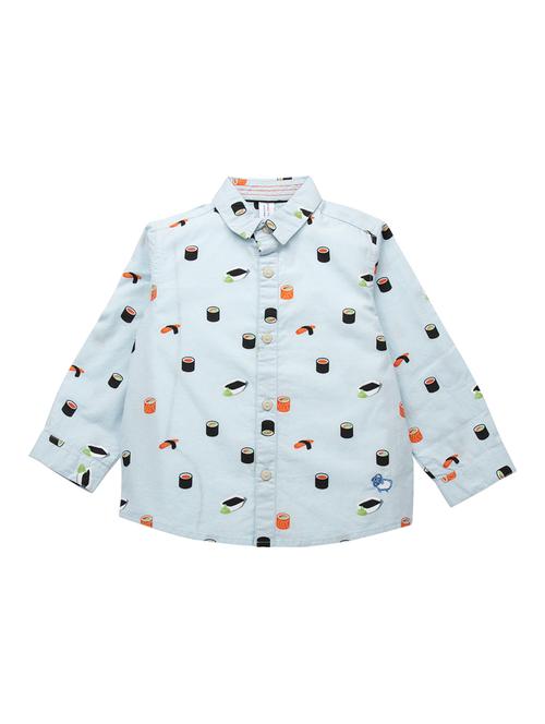 light blue cotton shirt - 16799064 - Very Small Image - 1