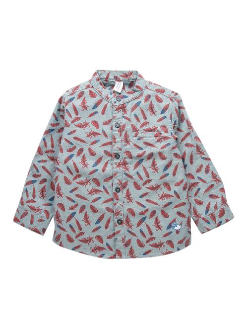 grey cotton shirt - 16799079 - Very Small Image - 1