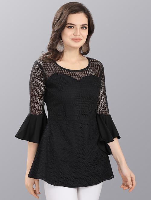 bell sleeves laced top - 16799125 - Very Small Image - 1