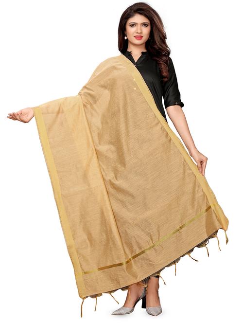 plain boredred dupatta - 16799227 - Very Small Image - 1