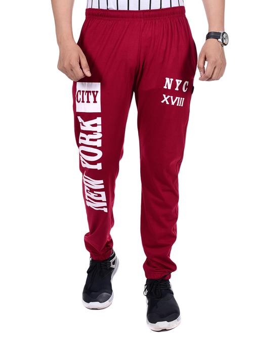 red printed jogger - 16799776 - Very Small Image - 1