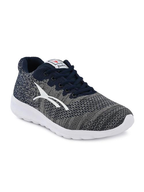 grey fabric lace up sport shoes - 16801419 - Very Small Image - 1
