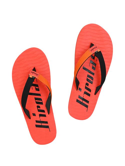 orange fabric toe separator flip flops - 16801423 - Very Small Image - 1