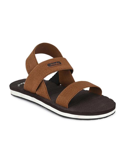 brown fabric back strap flip flops - 16801435 - Very Small Image - 1