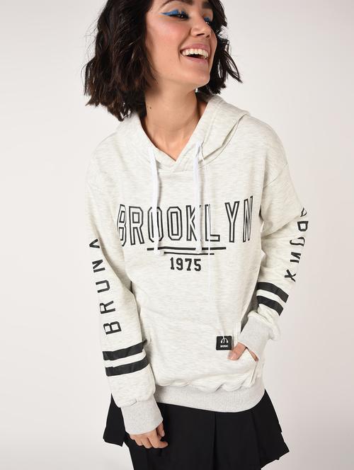 varsity hooded fleece sweatshirt - 16802130 - Very Small Image - 1