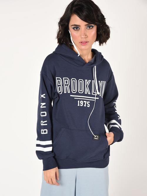 varsity hooded fleece sweatshirt - 16802131 - Very Small Image - 1