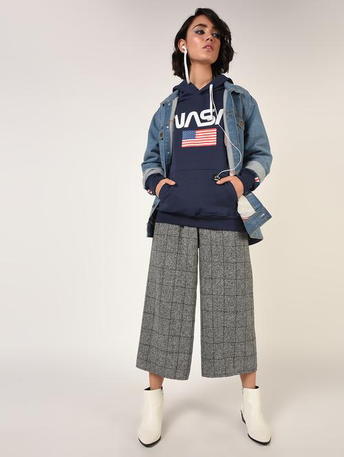 printed hooded fleece sweatshirt - 16802136 - Very Small Image - 1